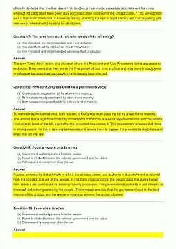 Principles Of The US Constitution Test Your Knowle video