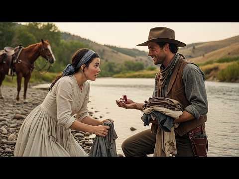 She Was Washing Clothes By The River Alone, The Cowboy Brought His Laundry And A Ring