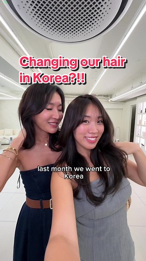 If you ever go to Korea, getting your hair done there is a MUST!!😍 📍We went to Luvoir Hair Salon in Seoul, Korea #hair #hairtransformation #korean #korean #beauty #glowup #thingstodoinkorea