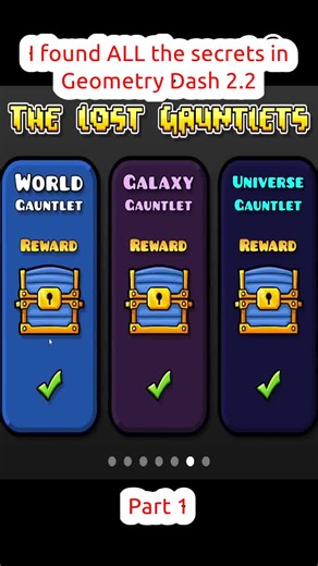 I found ALL the secrets in Geometry Dash 2.2 (1)