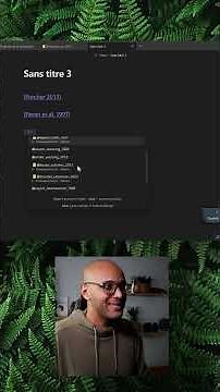 Manipuler les références à l'aide des citekeys dans Obsidian