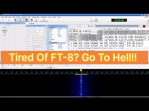 Hellschreiber, HF Digital Mode For Ham Radio, More Digital Modes Exist Other Than FT-8