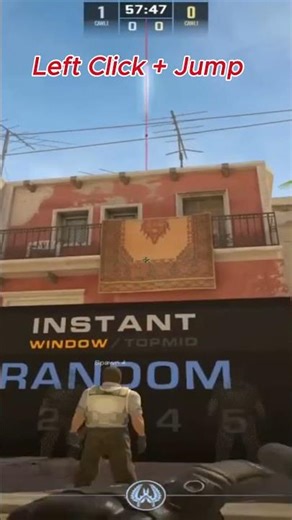 Easy Window Smoke From Spawn In Mirage