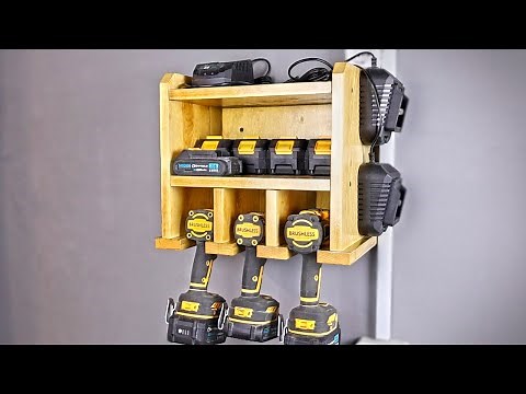 How I Built This Awesome Drill Storage | Shop Organization | DIY
