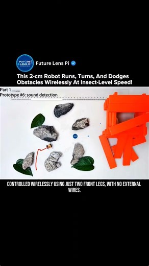 Wireless Robotic Insect Runs at 17.5 BL/s! | Untethered Microrobot (BHMbot) #robot #wireless #shorts