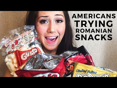 AMERICANS TRY ROMANIAN SNACKS 🇷🇴