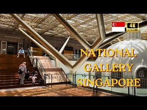 National Gallery Singapore 🇸🇬 | 4K Walking Tour | Art, Heritage & Iconic Architecture