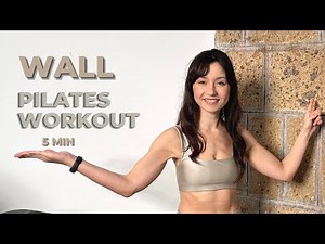 Pilates Wall Workout | 5 Min To Set Core On Fire | Core Workout At Home