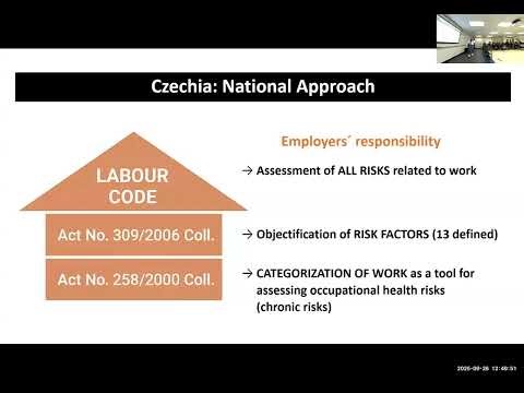 OEH Seminar- EU and Czech Approaches to Risk Assessment in OSH