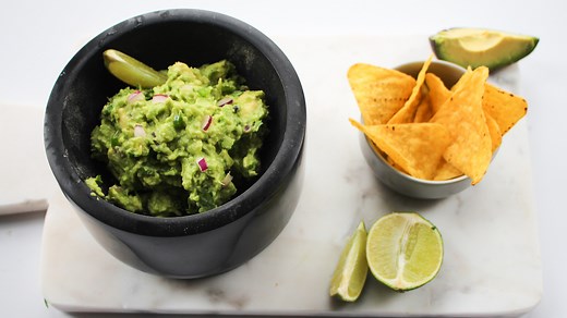 Copycat Chipotle Guacamole - Mashed