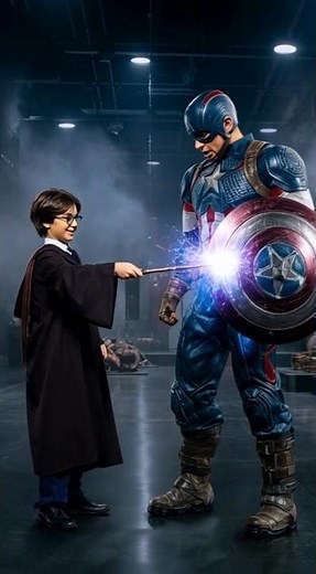 ✨ What happens when a wizard meets the superheroes?! 😂