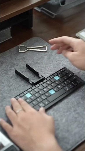 Tri-folding foldable Bluetooth Wireless Keyboard Aluminum| Review & Setup Guide