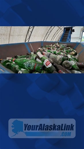 4.5K views · 71 reactions | Mat-Su Valley residents can now recycle glass for the first time in years. The new nonprofit facility turns bottles into fine sand and pebble-sized cullets for winter traction or concrete. Drop-offs are free; donations appreciated. #MatSuValley #Recycling #GlassRecycling #Community #Sustainability | Your Alaska Link TV | Facebook