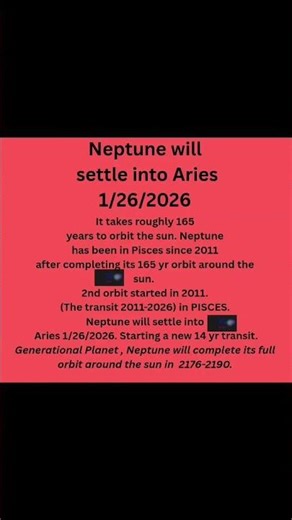 Generational planet Neptune