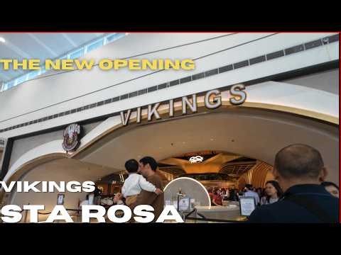 [4K] 🇵🇭 Vikings Unlimited Buffet in Sta. Rosa- New opening