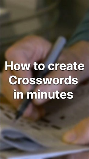 Build Interactive Crosswords in Minutes 🧩 #crossword #tutorial #howto