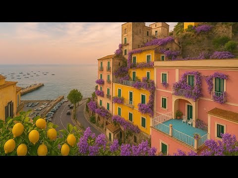 MINORI, ITALY - Summer 4K Walking Tour 🍋 Authentic Village in Amalfi Coast