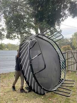 Quick fix of Springfree trampoline legs.