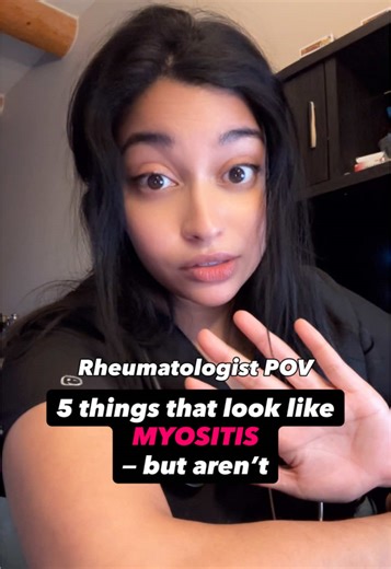 If you're trying to understand the causes of muscle weakness, myositis is only one possibility. Muscle weakness can come from autoimmune disease, medications, thyroid problems, or neurologic conditions. Many referrals I see for “possible myositis” turn out to be something else. If you’ve ever been evaluated for muscle weakness, this is a helpful framework to save for later. Before diagnosing inflammatory muscle disease, these are some of the most common conditions we rule out first in rheumatolo