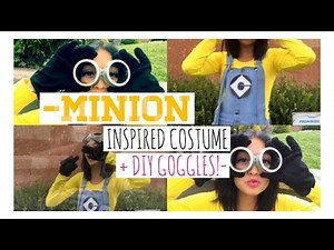 -DIY: MINION COSTUME + GOGGLES! em.-