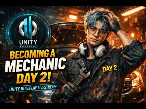 ⚔️ Unity Roleplay Live Becoming A Mechanic D1 FiveM🔥 | JuzTy GaminG