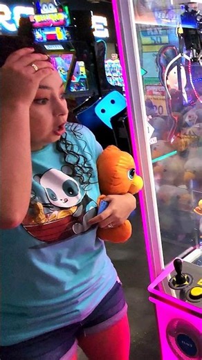 Easy TIP to WIN from a Claw Machine! #arcade #clawmachine #win