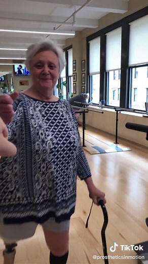 Carol's 50-Year Journey with Prosthetics: First Time Using a Microprocessor Knee!