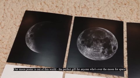 97 Decor Moon Poster Decor - Phases Of The Moon Wall Art, Moon Phase Cycle Art Prints, Vintage Black and White Night Posters for Bedroom Decoration (8x10 UNFRAMED)