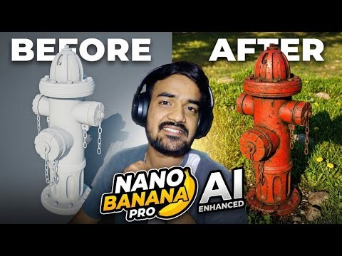 Blender + AI Workflow Explained | Nano-banana Pro Texturing & Lighting