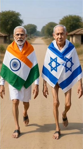 Modi & Netanyahu’s Secret Village Dance Routine! 🕺🤣 #shorts