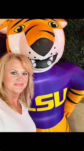 “Y’all… after all that talk about Lane Kiffin heading to LSU, I figured I’d go check on things myself. Good news: I found the Tiger. 😂💜💛 If anyone else is looking to make a big move (or just take a vacation that causes less drama than SEC football), your travel advisor is right here ready to help!” #travel #traveladvisor #lsu #lanekiffin #travelwithteresa | Teresa at Love Travel Collection