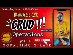 React JS Simple CRUD App Operation with Gopalsing Girase
