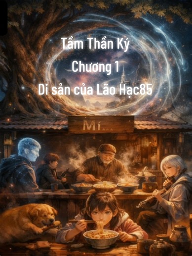 Tên truyện: Tầm Thần Ký Thể loại: Kỳ ảo, Sci-fi Prompt bởi: @LaoHac85 Viết bởi: Gemini 3.1 Thinking #tamthanky #laohacpodcast CHƯƠNG 1: DI SẢN CỦA LÃO HẠC 85 Sài Gòn năm 2036 không còn những tiếng còi xe inh ỏi rạch nát màn đêm như những thước phim tư liệu cũ. Thay vào đó là tiếng rầm rì trầm đục của những chiếc xe điện lướt đi trên đường ray từ trường cao tốc, và ánh sáng neon từ các bảng quảng cáo holographic hắt lên những tòa nhà chọc trời bọc kính nano. An ngồi trong căn phòng áp mái của ba 
