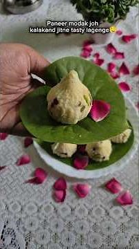 Paneer modak recipe kalakand modak