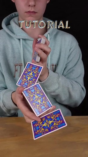 what do you rhink of this tutorial? #howto #learn #tutorial #learnthis #satisfying #nysm #gambit #cards #skill #practice #tutorials #thedudewithcards #foru #fypシ #4ypage