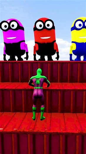 GTA 5 Epic Water Ragdolls | Spider-Man Jumps / Fails ep.18572 #shorts