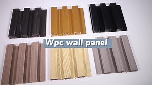 Wall Cladding Decorative Wooden Grain Pvc Wpc Wall Panel