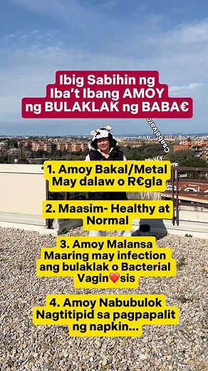 389 reactions · 32 comments | Ibig Sabihin ng iba’t ibang AMOY ng BULAKLAK ng BABA€ #justforyou #fyp #meaning #facts #FYI #information #trendingreels #fypシ゚viralシfypシ゚viralシalシ #fypageシ #fypシviralシ2025 #fypシ゚viralシ #fypシ゚ #fypviralシ #beauty #love #lifestyle #senior #seniorcitizens #everyone #awareness #csabalvaro #reelsvideoシ #reelsviralシ | Carolyn Olea Sabalvaro | Facebook