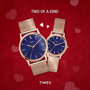 Just like you and your bae, our couples’ watches share the timeless bond of love. Explore the collection at shop.timexindia.com #Timex #TimexIndia #AnalogLife #ValentinesWeek #ValentinesGifting | Timex India
