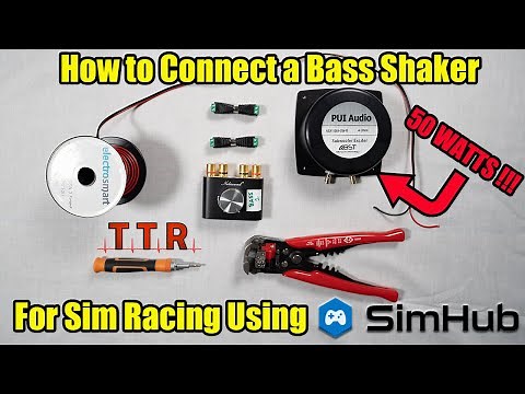 How to Connect a Bass Shaker for Sim Racing Using SimHub