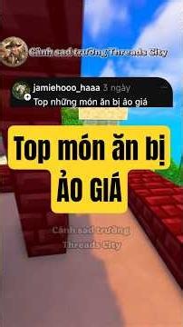 Top những món ăn bị ảo giá... #viral #comment #minecraft