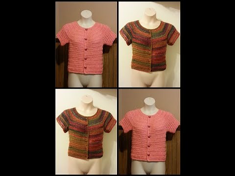 CROCHET WOMENS CARDIGAN | CROCHET BLOUSE | BAG O DAY CROCHET TUTORIAL #192