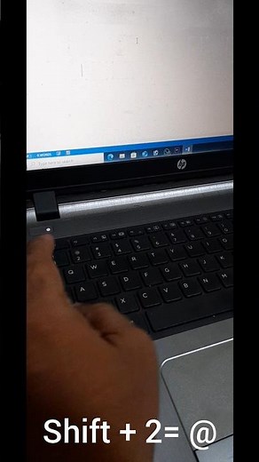 How to type the @ at symbol @@ on laptop/pc/computer #keyboardtips #shortvideo #trending #tech