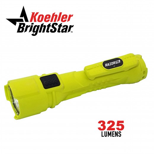 KBS Innovations Worksafe Intrinsic Razor Flashlight, 60160B, 60170