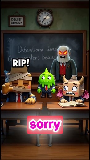 Monster Library Silence Challenge FAIL! 📚😱 #minecraft #shorts