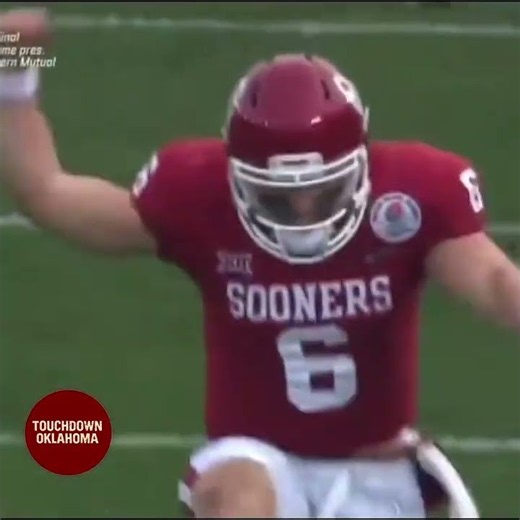 Oklahoma Touchdown of the Day - CeeDee Lamb to Baker Mayfield 3 Yard TD vs Georgia 2018 Rose Bowl