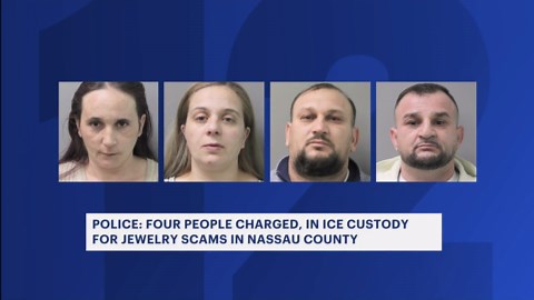 4 from Connecticut arrested in Long Island jewelry scam