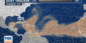 Massive plume of Saharan dust keeps tropics in check for now