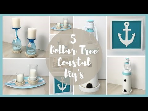 Coastal Decor Diys/Dollar Tree Diys/Nautical Diys