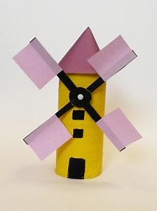 Fabriquer un moulin en carton